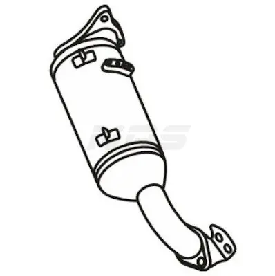 филтър за сажди-твърди частици, изпускателна система NPS                 