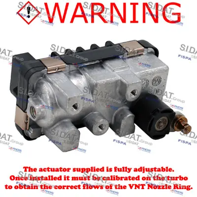 регулиращ клапан за налягане на турбината FISPA               