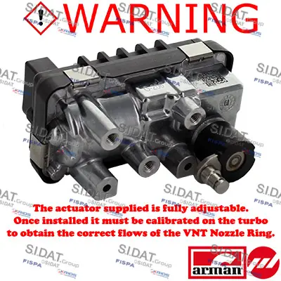 регулиращ клапан за налягане на турбината FISPA               