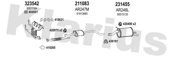 Изпускателна система KLARIUS             