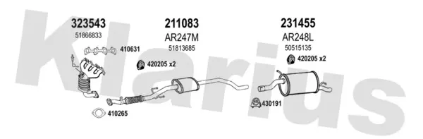 Изпускателна система KLARIUS             