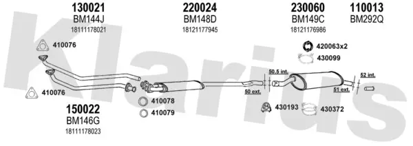 Изпускателна система KLARIUS             