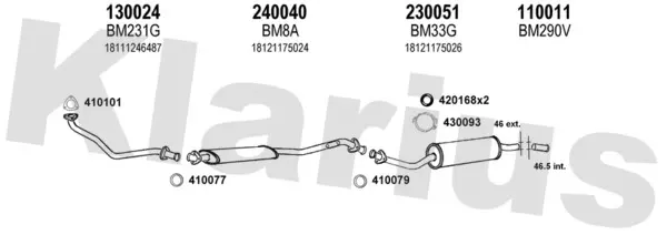 Изпускателна система KLARIUS             