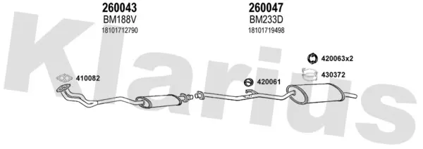 Изпускателна система KLARIUS             