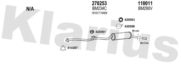 Изпускателна система KLARIUS             