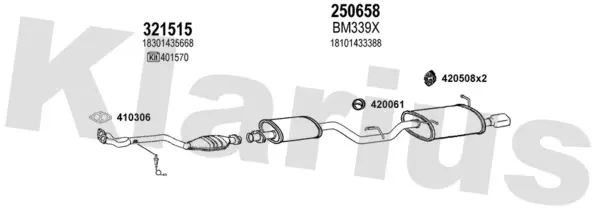 Изпускателна система KLARIUS             