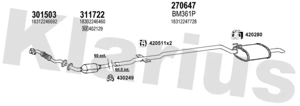 Изпускателна система KLARIUS             