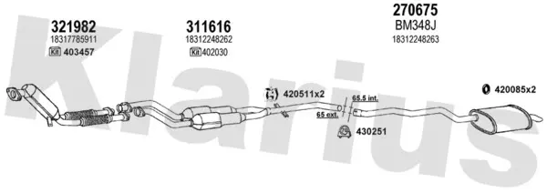 Изпускателна система KLARIUS             