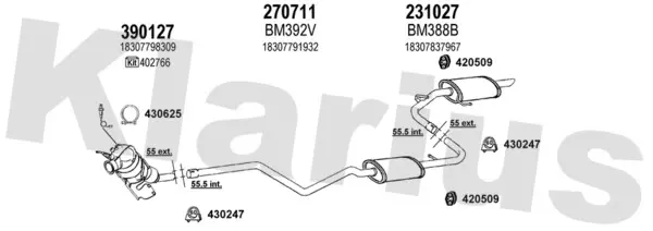Изпускателна система KLARIUS             
