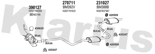 Изпускателна система KLARIUS             