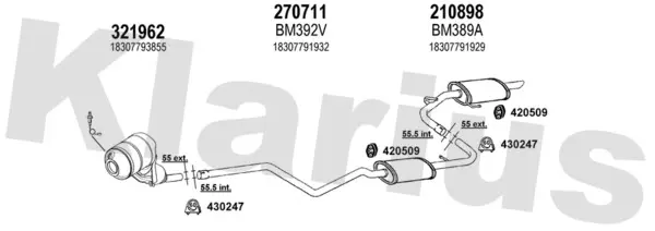 Изпускателна система KLARIUS             
