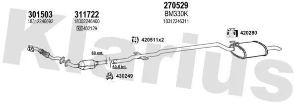 Изпускателна система KLARIUS             