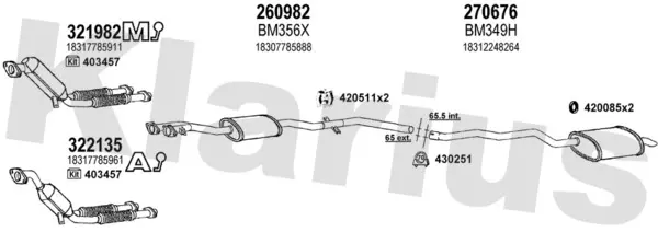 Изпускателна система KLARIUS             