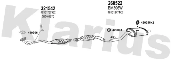 Изпускателна система KLARIUS             