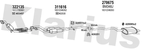 Изпускателна система KLARIUS             