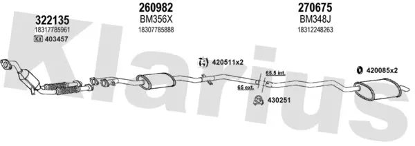 Изпускателна система KLARIUS             