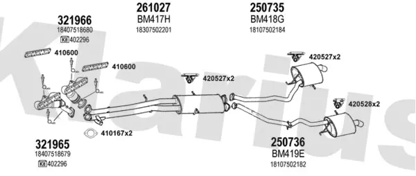 Изпускателна система KLARIUS             
