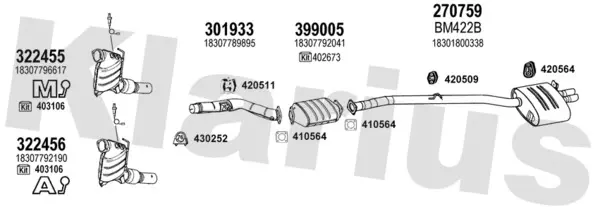 Изпускателна система KLARIUS             