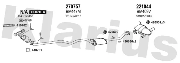 Изпускателна система KLARIUS             
