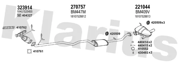 Изпускателна система KLARIUS             