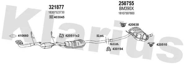 Изпускателна система KLARIUS             