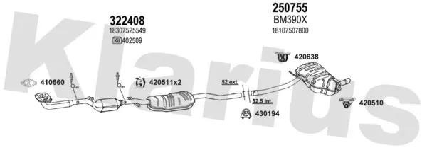 Изпускателна система KLARIUS             