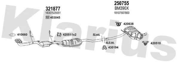 Изпускателна система KLARIUS             