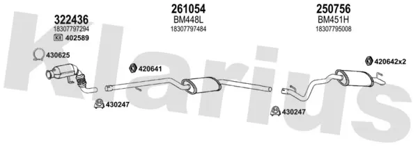 Изпускателна система KLARIUS             