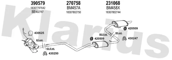 Изпускателна система KLARIUS             