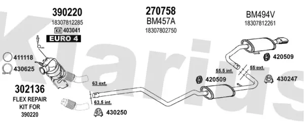 Изпускателна система KLARIUS             