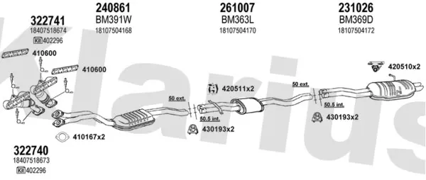 Изпускателна система KLARIUS             