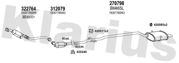 Изпускателна система KLARIUS             