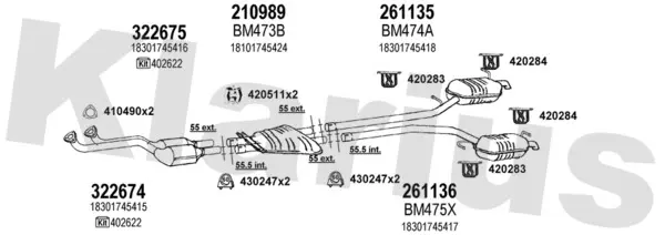 Изпускателна система KLARIUS             