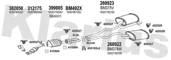 Изпускателна система KLARIUS             