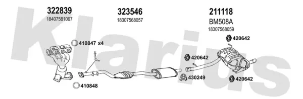 Изпускателна система KLARIUS             