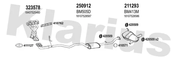 Изпускателна система KLARIUS             
