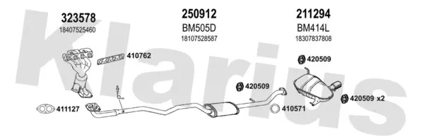 Изпускателна система KLARIUS             