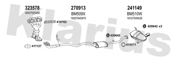 Изпускателна система KLARIUS             