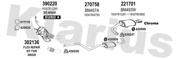 Изпускателна система KLARIUS             