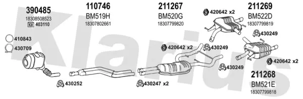 Изпускателна система KLARIUS             