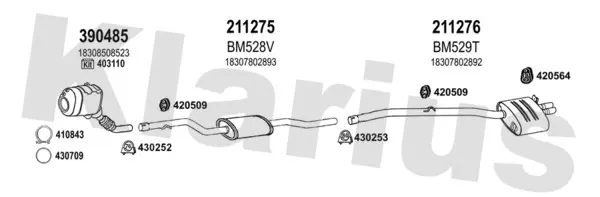 Изпускателна система KLARIUS             