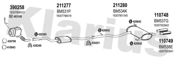 Изпускателна система KLARIUS             