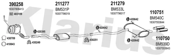 Изпускателна система KLARIUS             