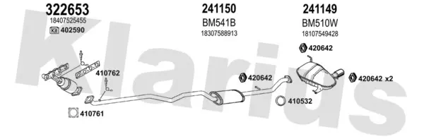 Изпускателна система KLARIUS             