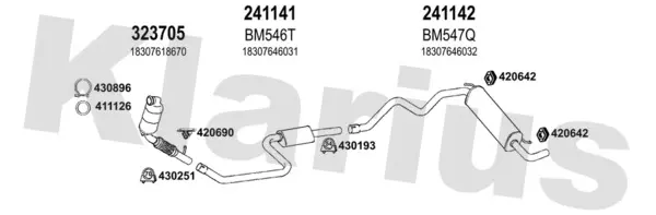Изпускателна система KLARIUS             