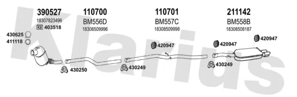 Изпускателна система KLARIUS             