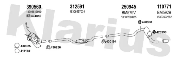 Изпускателна система KLARIUS             
