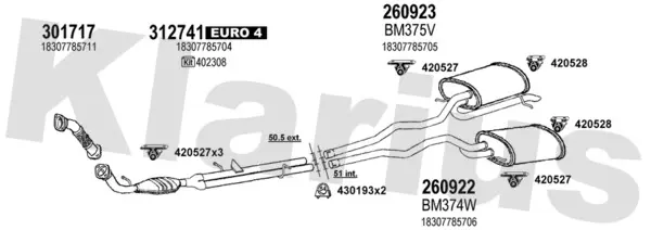 Изпускателна система KLARIUS             