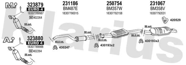 Изпускателна система KLARIUS             