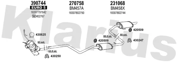Изпускателна система KLARIUS             